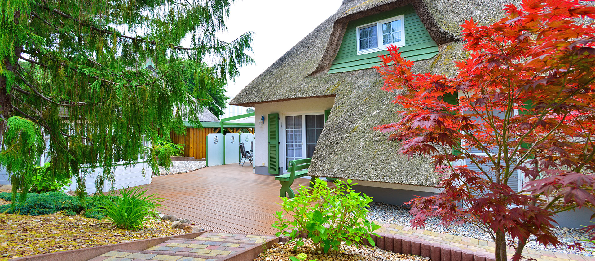 Inselstrandhaus Usedom Terasse